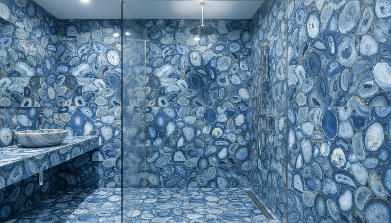 Agatina Blue 24"x48" - Agatina room scene