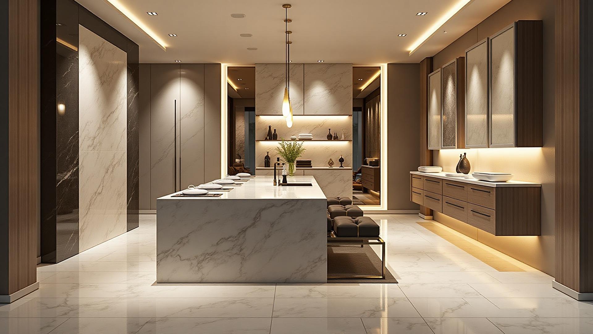 Luxury tile showroom